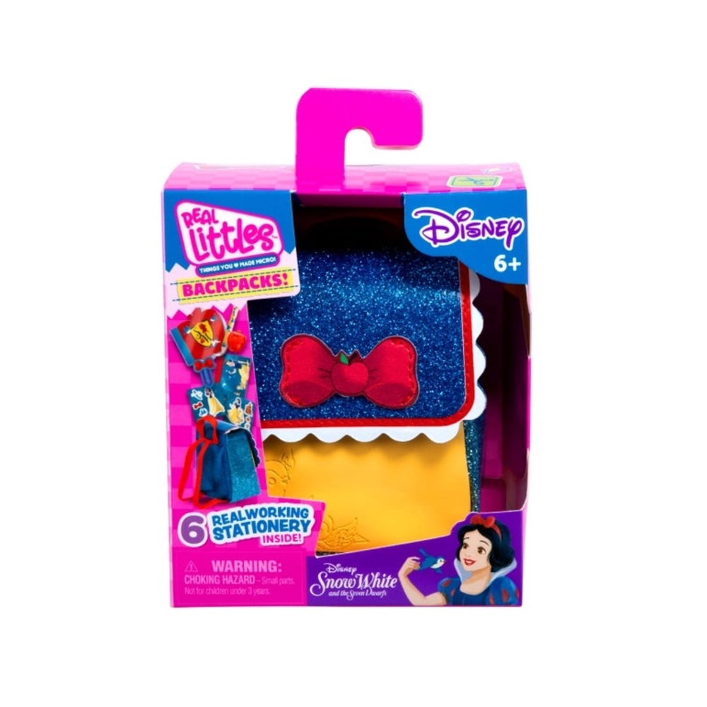 Disney Real Littles Snow White Backpack - Blue and Red